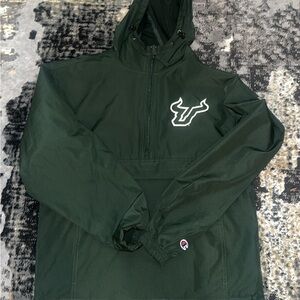 University of South Florida Champion Green Windbreaker - UNISEX